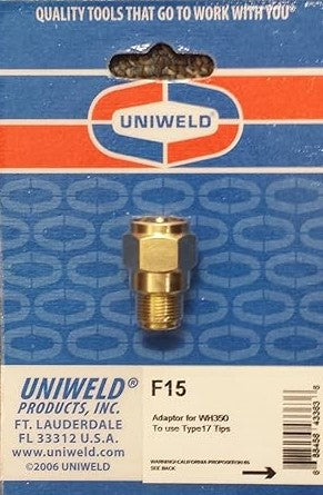 Uniweld F15 Adaptor for WH350